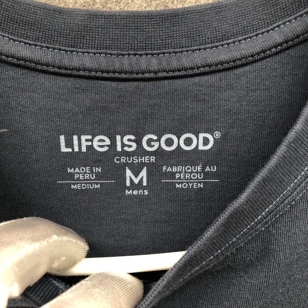 Life Is Good Party‎ Like a Lobster Crusher Tee Mens M Short Sleeve Portland ME - Picture 5 of 8